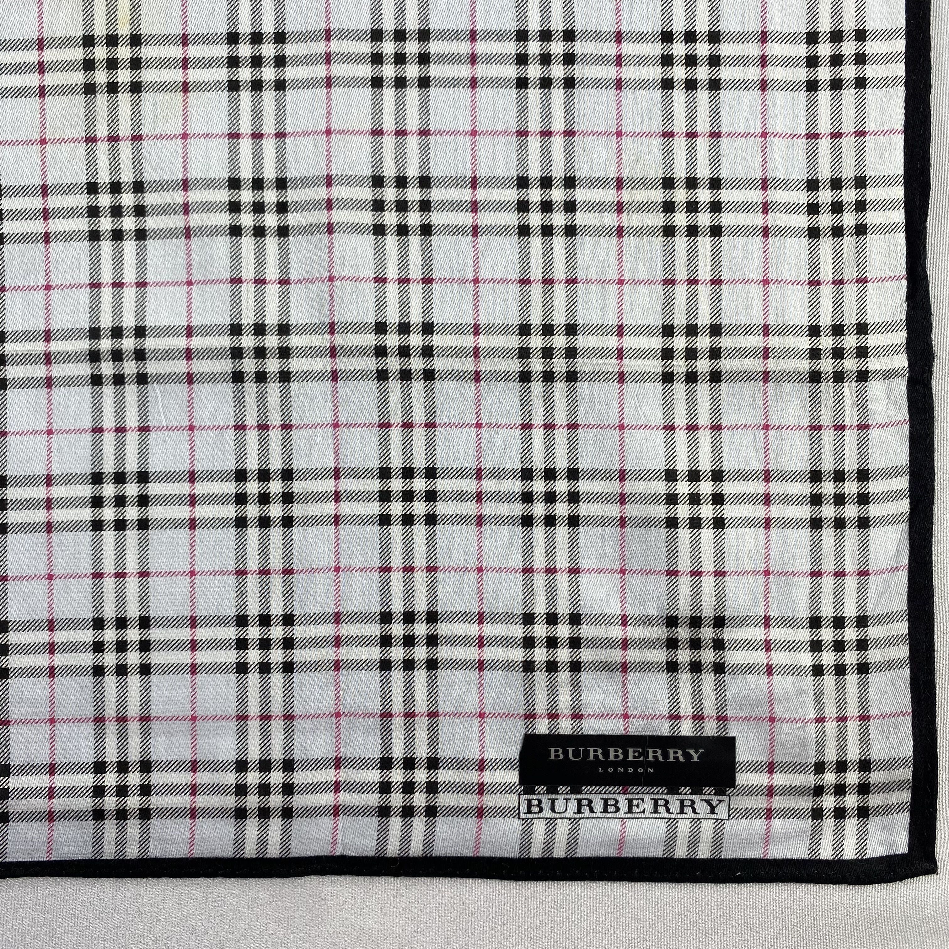 Burberry × Vintage Burberry Handkerchief / Neckerchief / Bandana-P1580 Size ONE SIZE - 3 Thumbnail