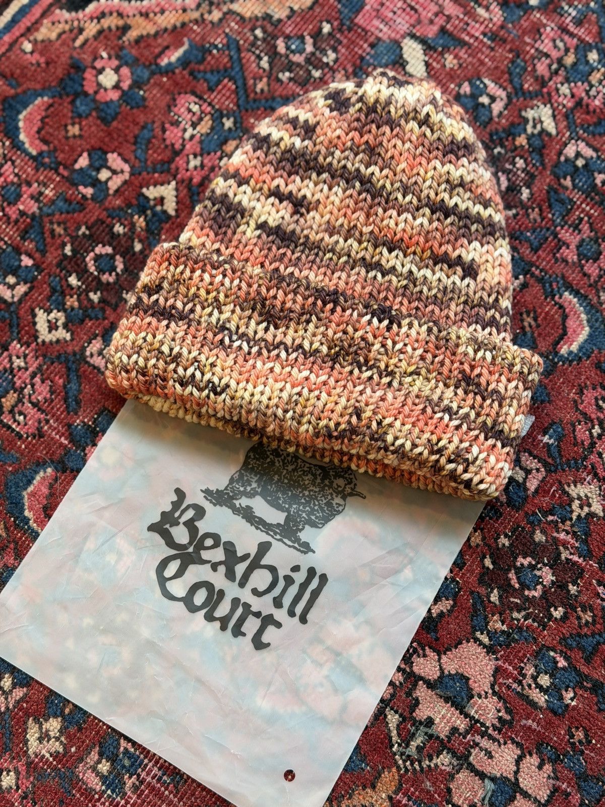 Handmade Bexhill Court Scrap Wool Beanie - Utah Size ONE SIZE - 2 Thumbnail