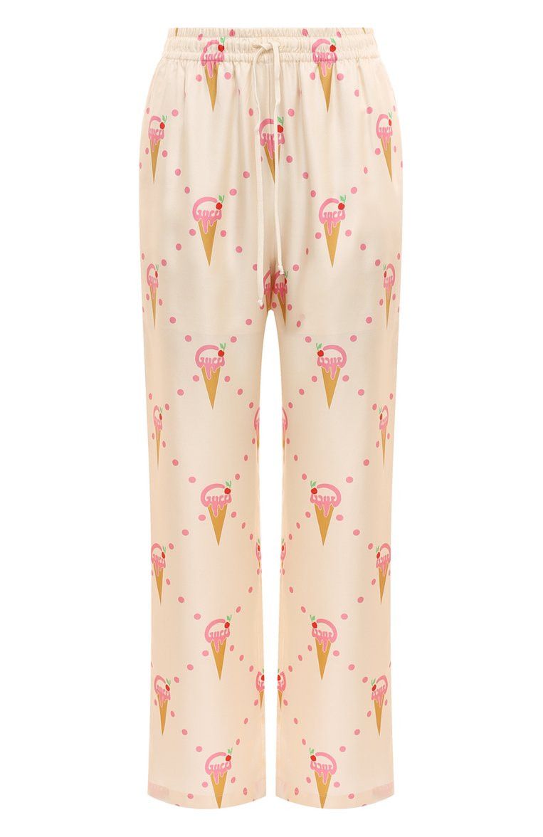 Gucci o1y0925 Polka-Dot Jogger in Pink Size 25" / US 0 / IT 36 - 1 Thumbnail