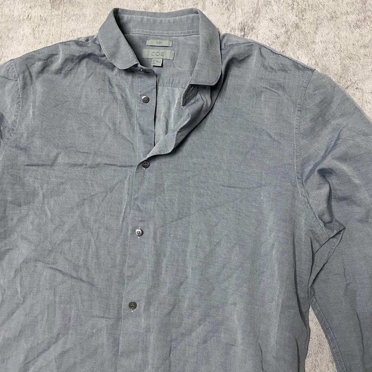 Cos Grey COS button-up shirt #minimalist Size US M / EU 48-50 / 2 - 2 Thumbnail