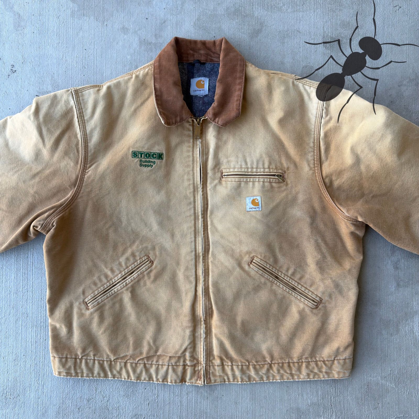 Carhartt × Vintage Carhartt brown Detroit work wear jacket Size US XL / EU 56 / 4 - 3 Thumbnail