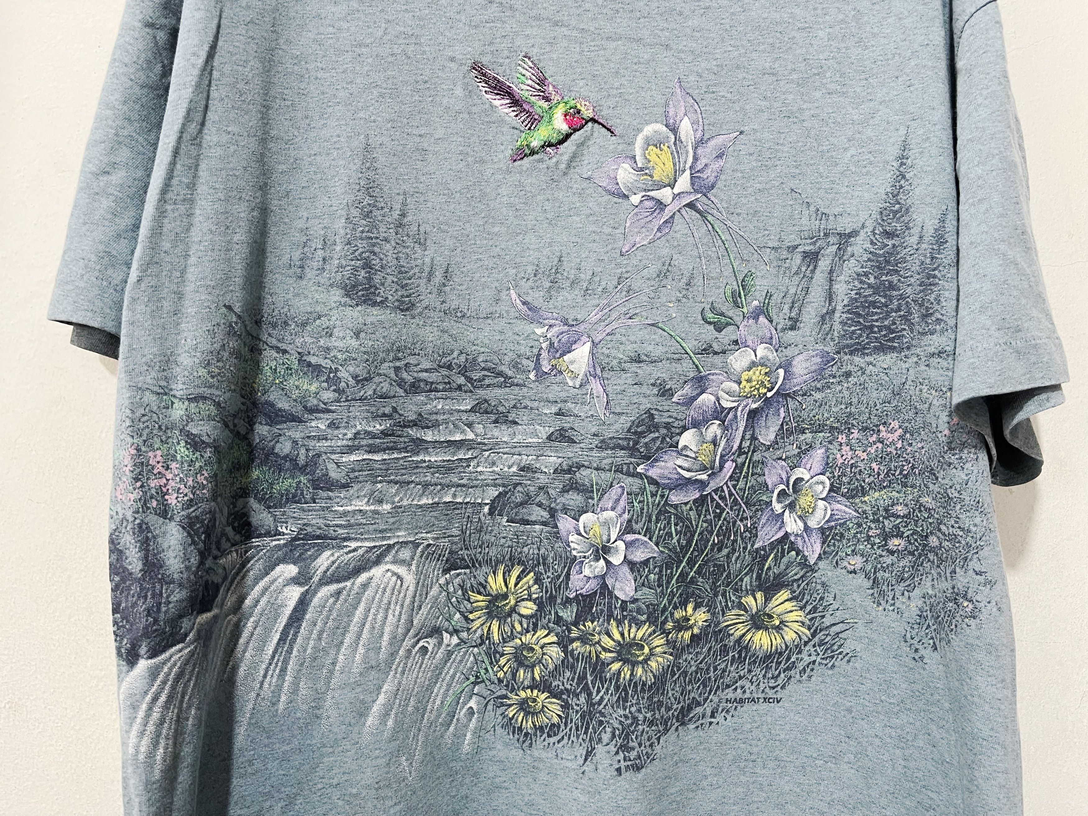 Vintage Vintage 90s Hummingbird Shirt Size US L / EU 52-54 / 3 - 3 Thumbnail
