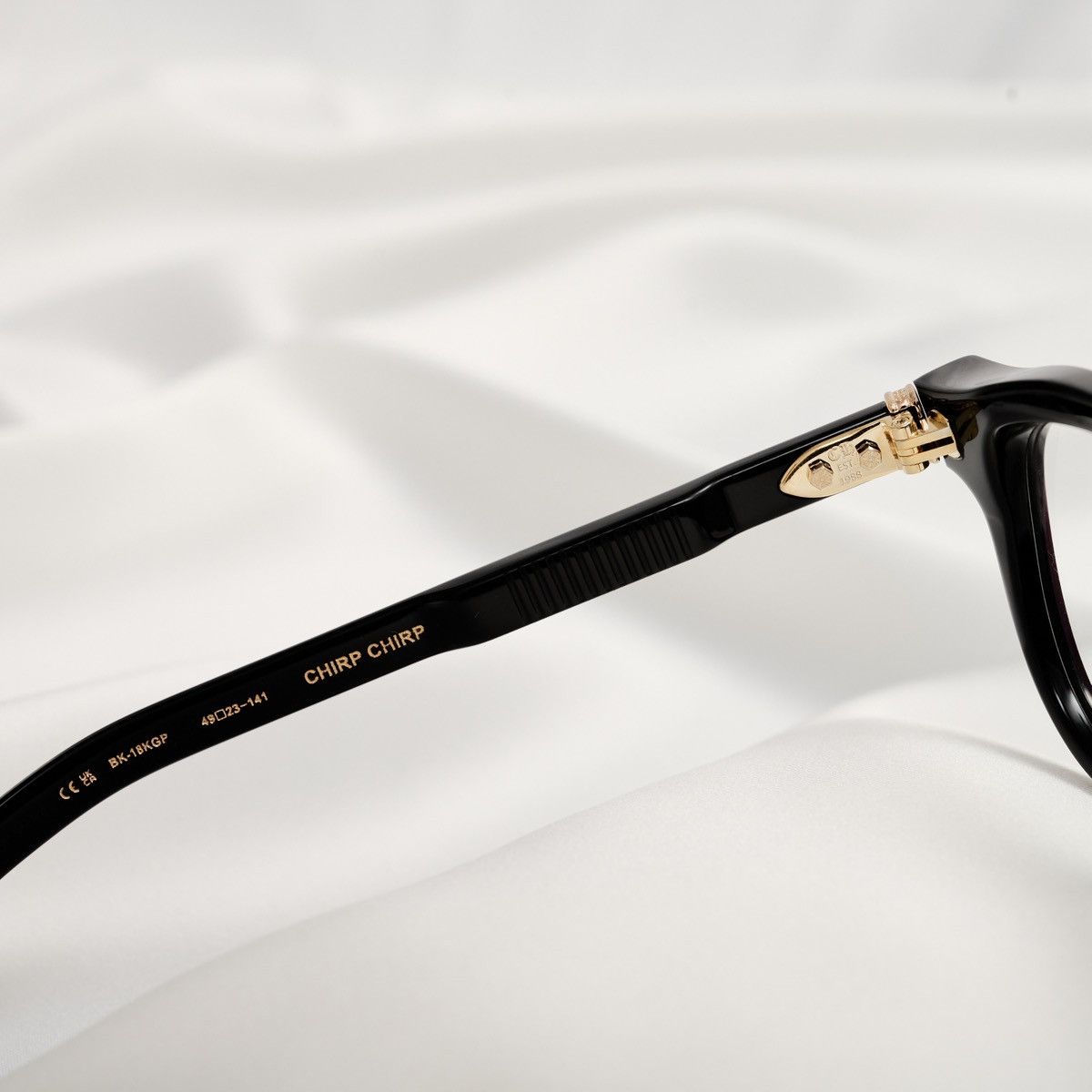 Chrome Hearts CHROME HEARTS CHIRP CHIRP-A BLACK - 18KGP GLASSES Size ONE SIZE - 5 Thumbnail
