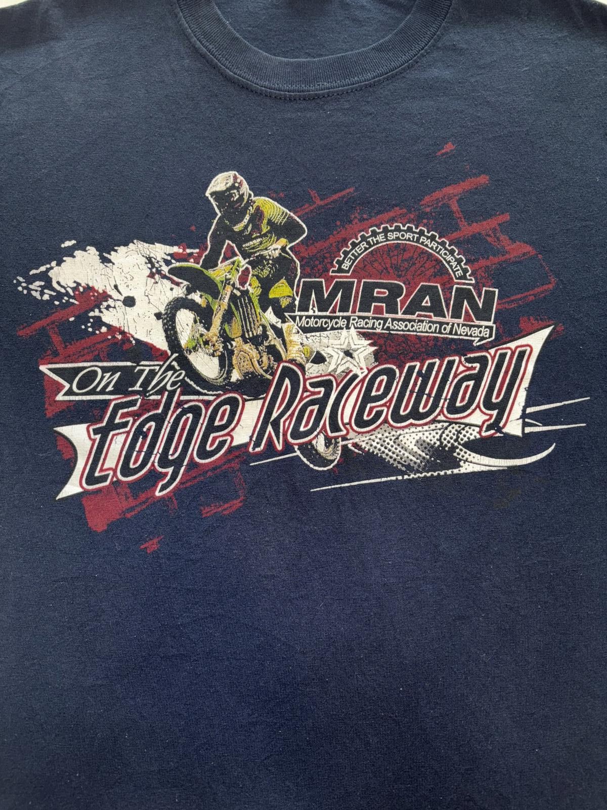 Gildan MRAN Edge Raceway T-Shirt - Motorcycle Racing Graphic Size US S / EU 44-46 / 1 - 2 Thumbnail