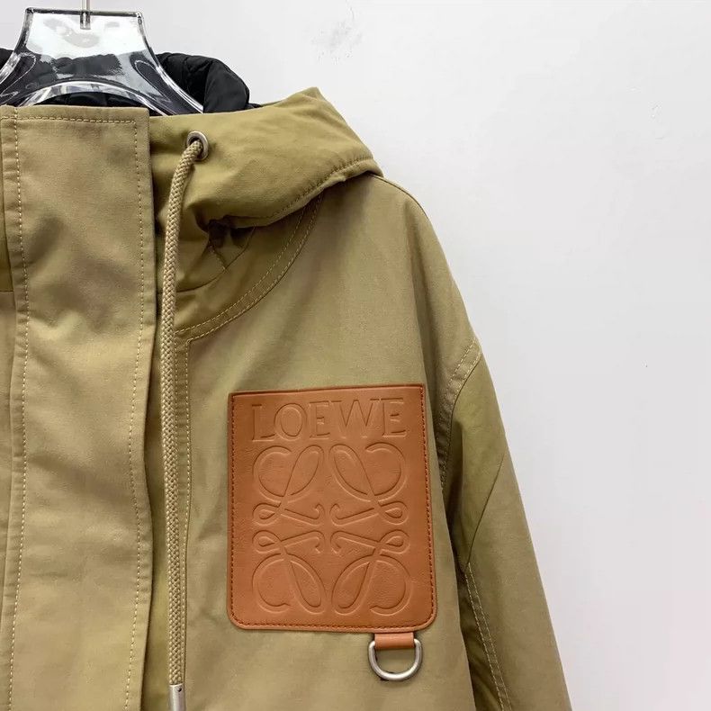 Loewe Loewe size 32 Green label logo hooded drawstring long sleev Size M / US 6-8 / IT 42-44 - 3 Thumbnail