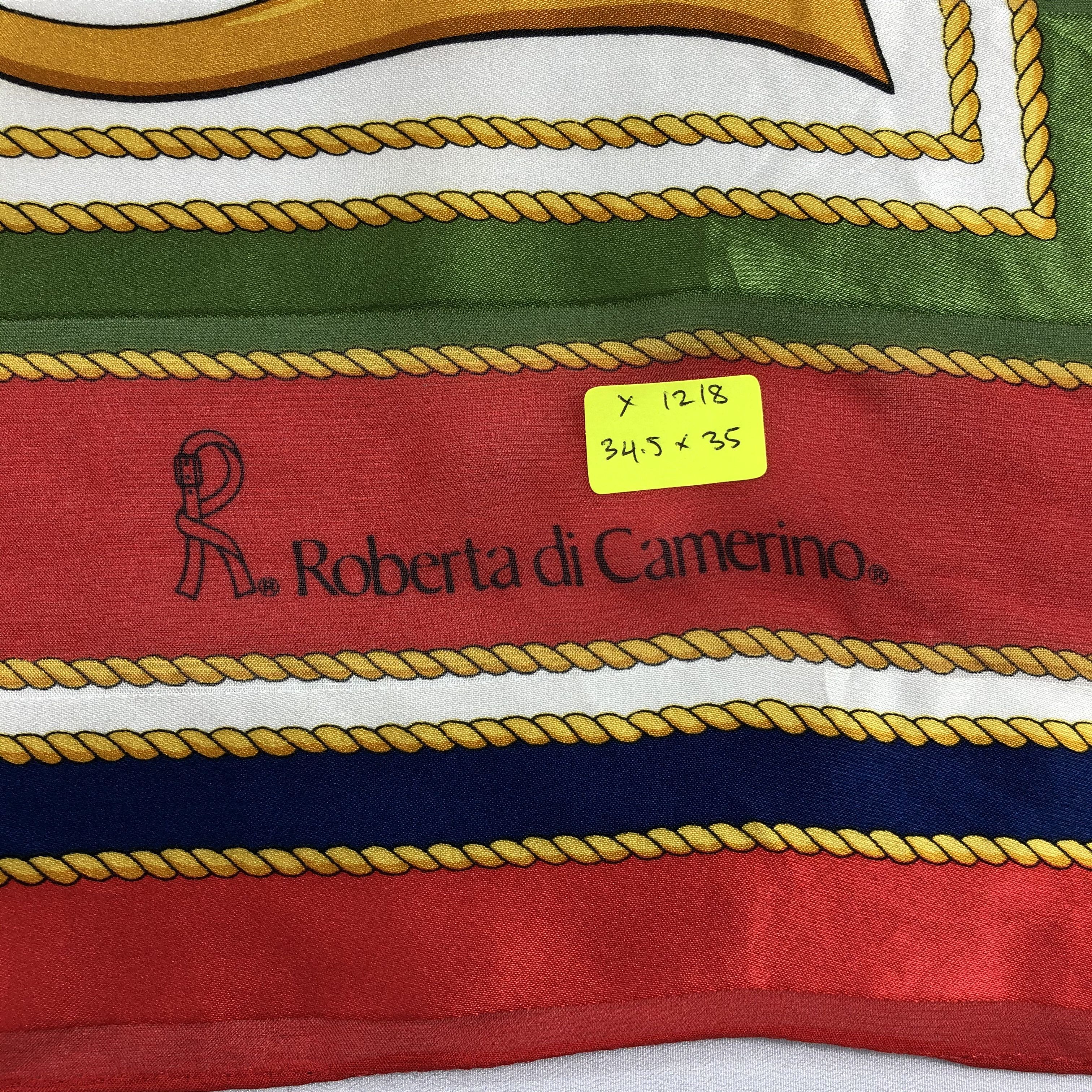 Roberta di Camerino Vintage Roberta Di Camerino Silk Scarf Size ONE SIZE - 7 Thumbnail