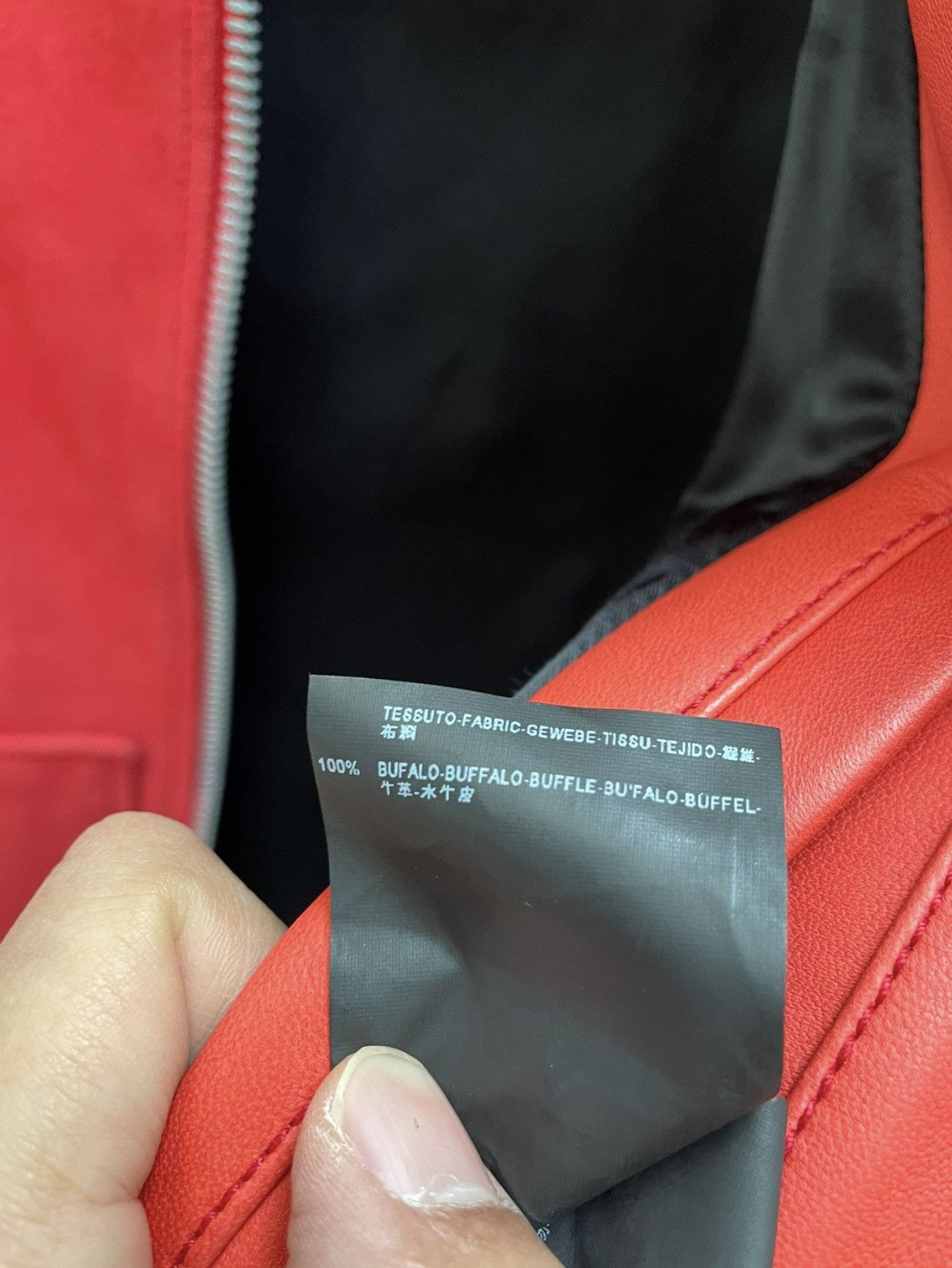 Balenciaga Balenciaga red buffalo leather jacket Size US M / EU 48-50 / 2 - 2 Thumbnail