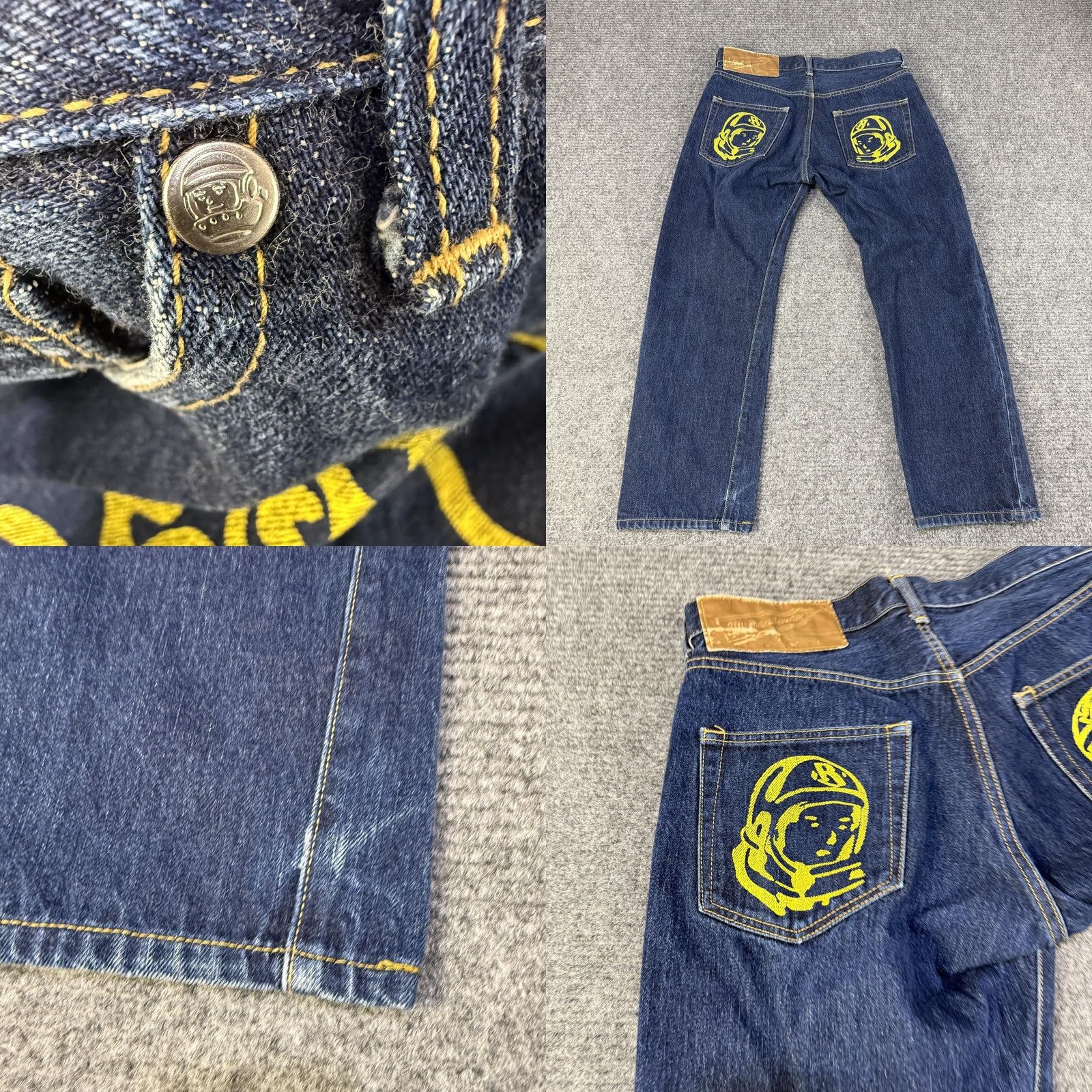 Billionaire Boys Club Billionaire Boys Club Ice Cream Jeans Mens Medium Running Dog Astronaut 32x26 Size US 31 - 8 Thumbnail