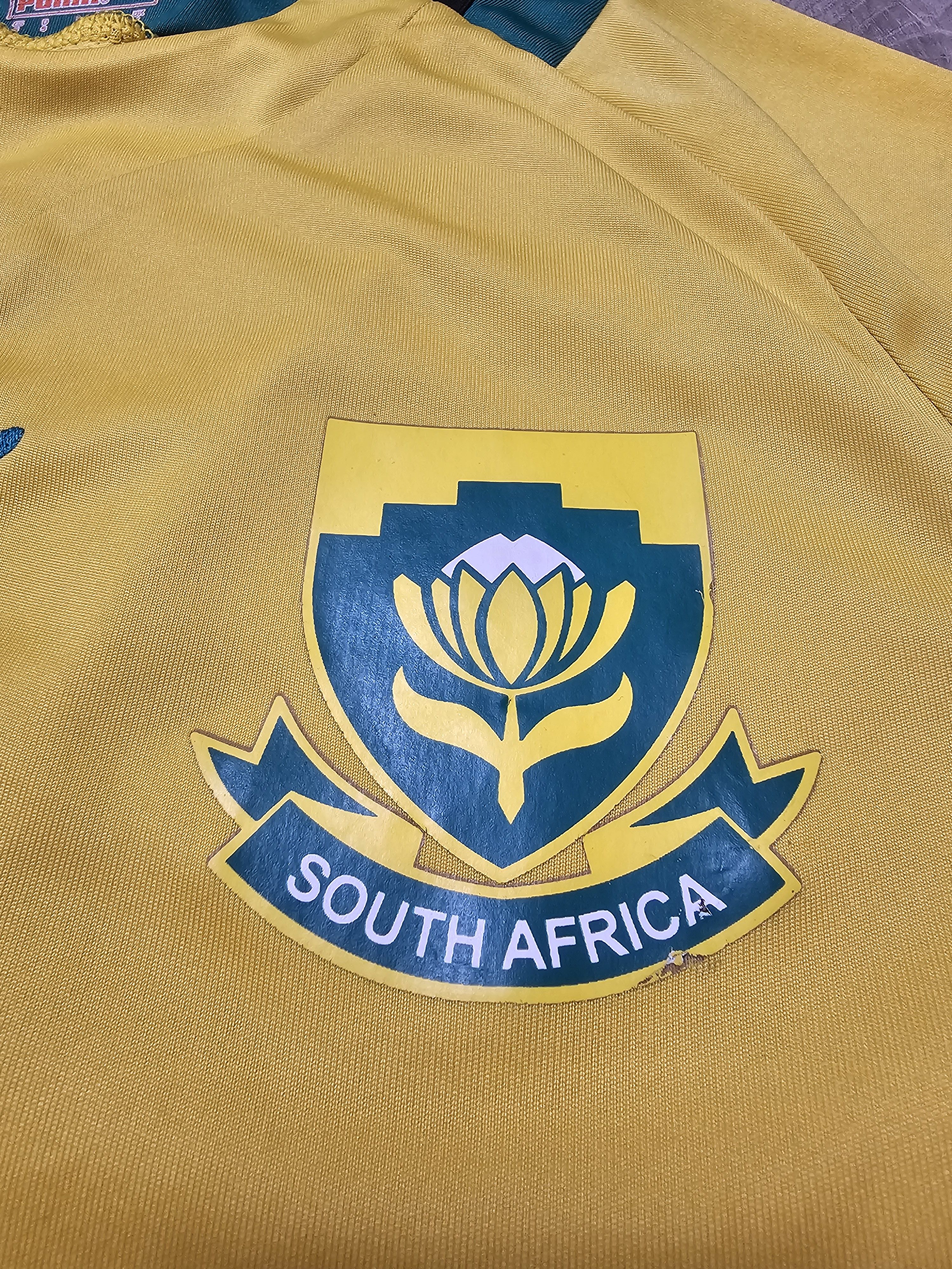 All Sport SOUTH AFRICA 2012 2013 HOME FOOTBALL SHIRT SOCCER JERSEY Size US S / EU 44-46 / 1 - 4 Thumbnail