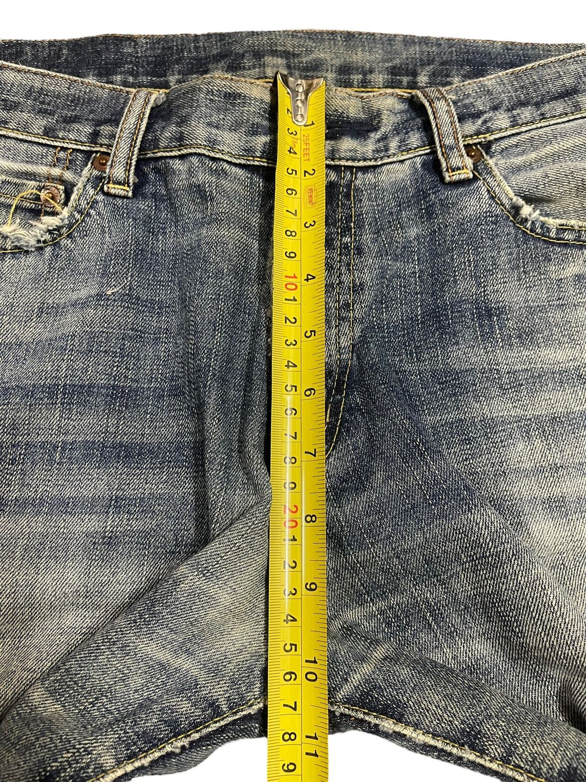 Uniqlo Vintage Japanese Uniqlo Blue Faded Wash Style Jeans Size US 30 / EU 46 - 15 Thumbnail
