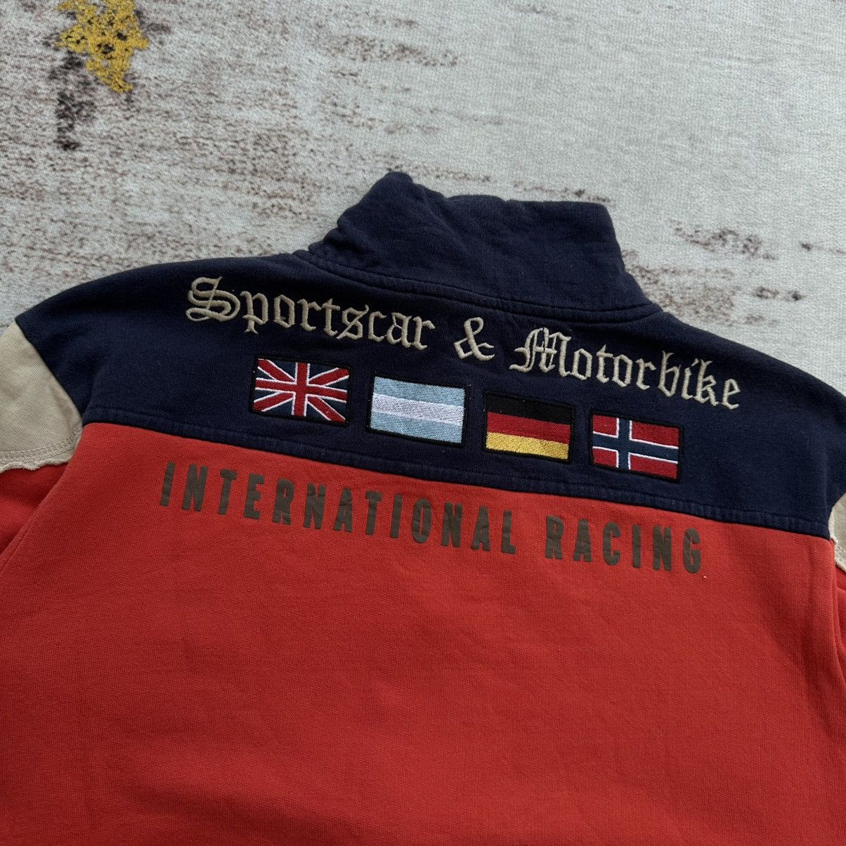 Japanese Brand INTERNATIONAL RACING MOTORSPORT JACKET VINTAGE STYLE Size US M / EU 48-50 / 2 - 6 Thumbnail