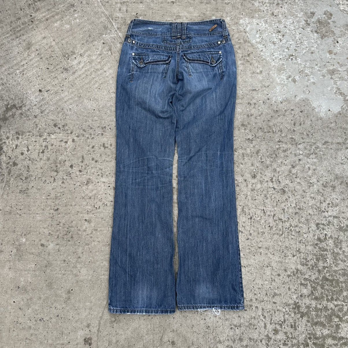 If Six Was Nine × Le Grande Bleu (L.G.B.) × Y/Project Vintage Japanese Style Timzone Flare Jeans W28xL34 Size 28" / US 6 / IT 42 - 4 Thumbnail