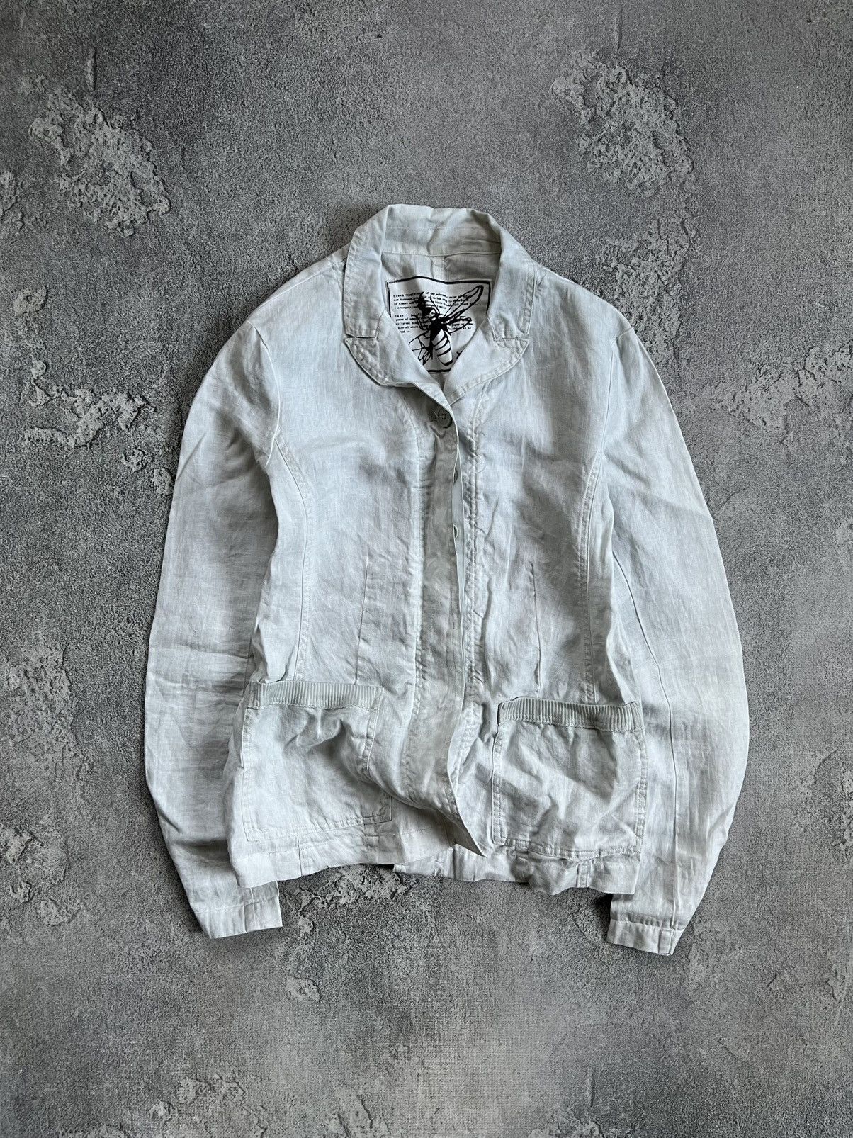 Rundholz Jacket Rundholz Black Label Linen Button Front Blazer S Size S / US 4 / IT 40 - 1 Thumbnail