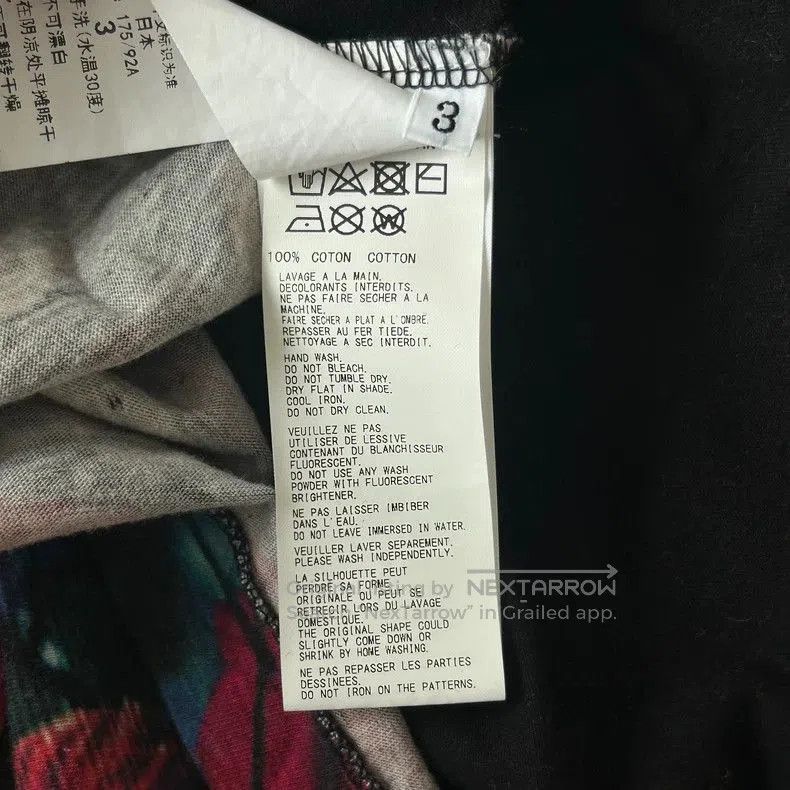 Yohji Yamamoto Yohji Yamamoto 22ss Floral Long Sleeve T-shirt Size US M / EU 48-50 / 2 - 6 Thumbnail