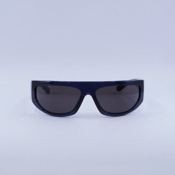Gucci Gucci GG1574S 003 Sunglasses Blue Rectangle Frame, Grey Size ONE SIZE - 2 Thumbnail