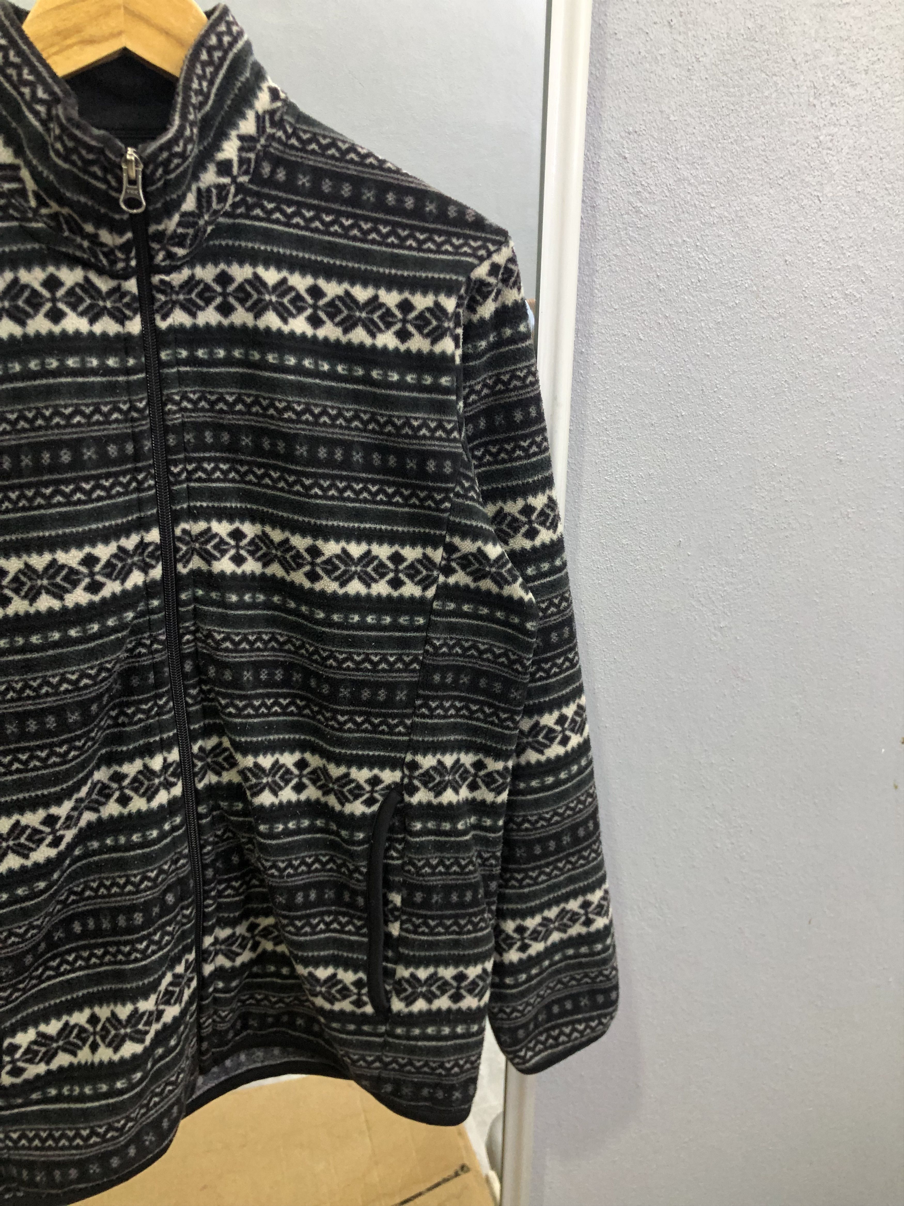 Uniqlo Uniqlo Fair Isle Nordic Fleece Full Zip Jacket Size US M / EU 48-50 / 2 - 4 Thumbnail