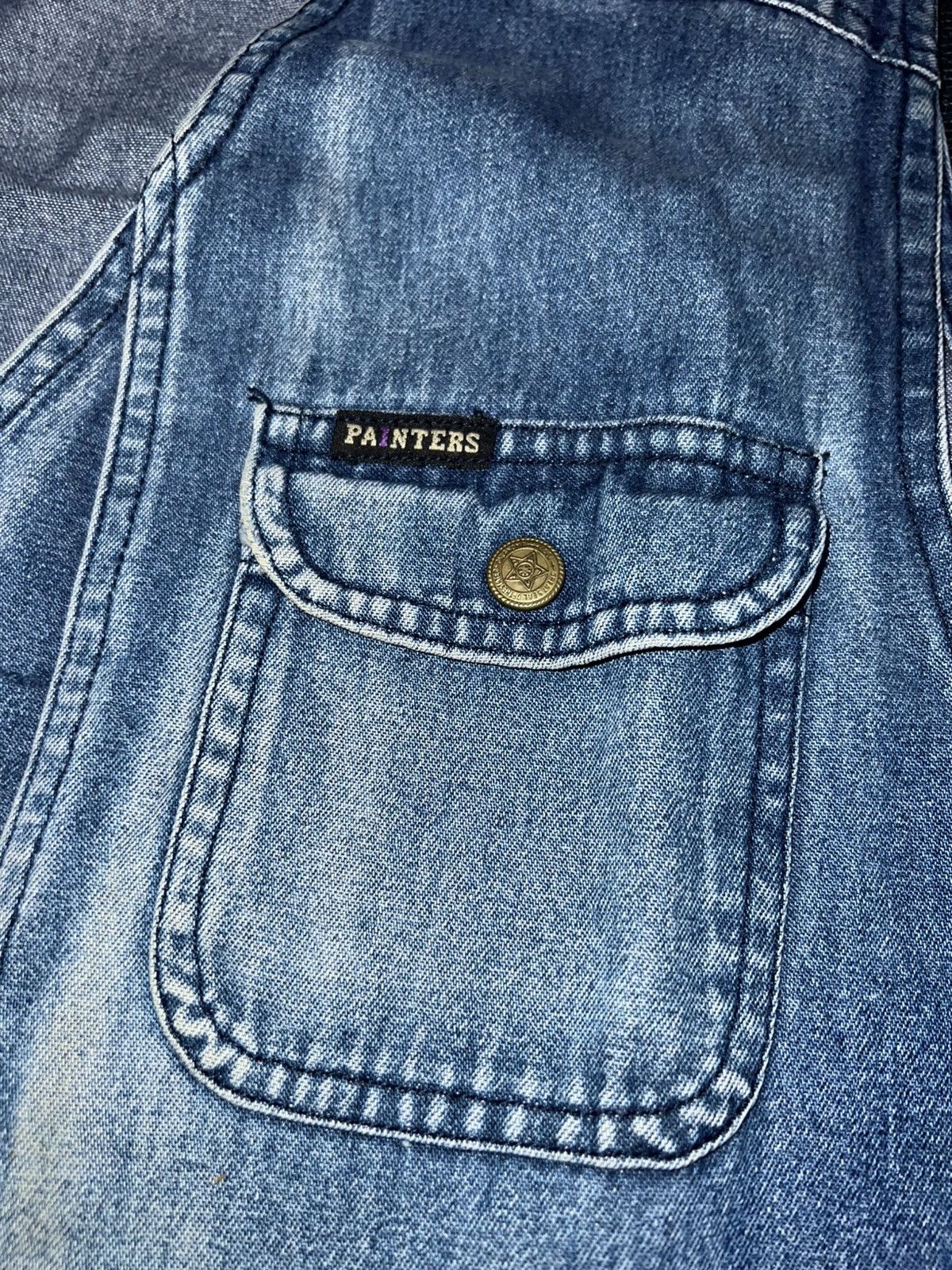 Other Men's Denim Vest With Multiple pockets. Size 38R - 4 Thumbnail