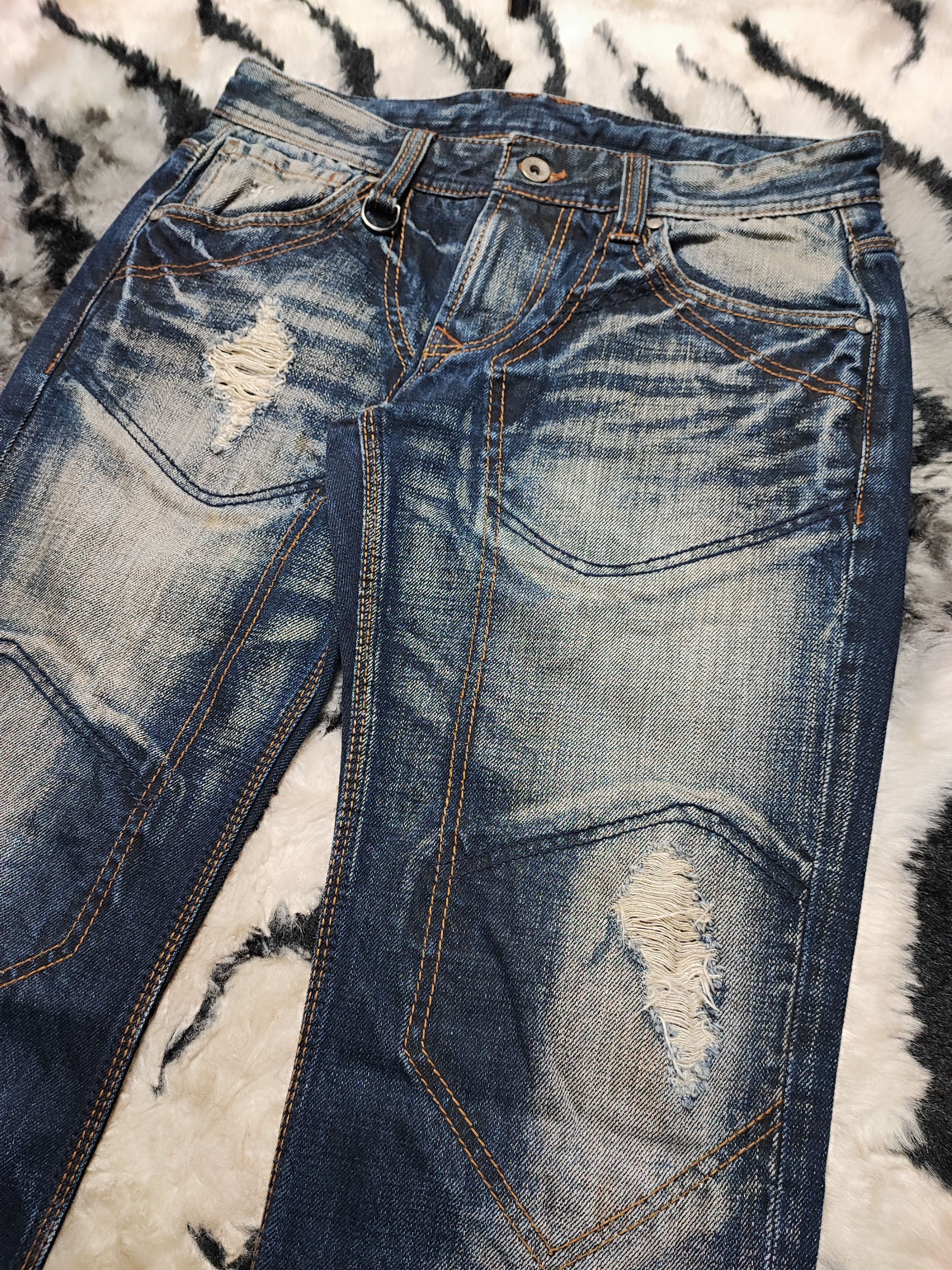Tornado Mart Nicole Hideaways Rusty Distress Double Knee Size US 29 - 6 Thumbnail