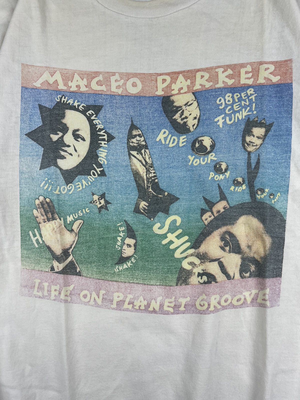 Band Tees Vintage Maceo Parker 90s Life On Planet Groove Y2K Tee Size US XL / EU 56 / 4 - 5 Thumbnail