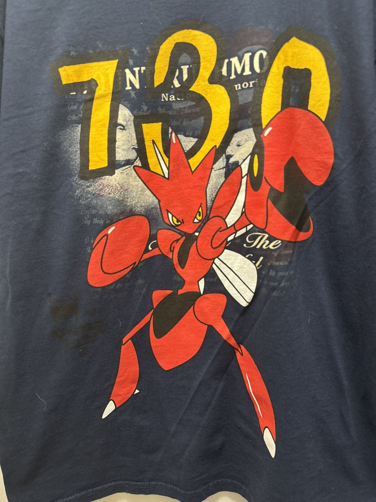 Asspizza AssPizza 730 Pokemon Gen 2 SHINY Scizor #123 RARE Size US L / EU 52-54 / 3 - 2 Thumbnail