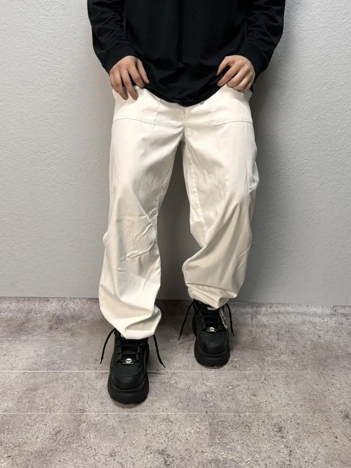 Nike SALE💣💣 Vintage Nike Cagro Baggy Fit pants drill vintage Size US 31 - 10 Thumbnail
