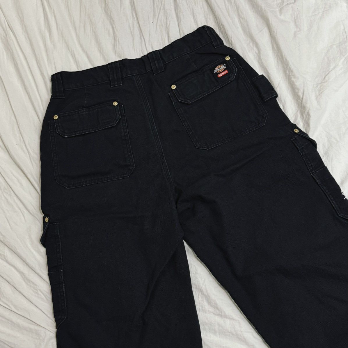 Dickies × Supreme Supreme Dickies Flannel Lined Cargo Pants Black 30 Size US 30 / EU 46 - 2 Thumbnail