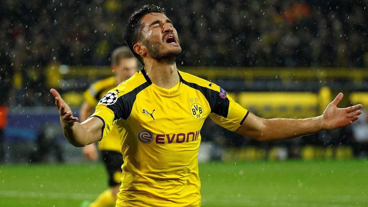 Puma Sahin #8 Borussia Dortmund 2016-2017 Match Worn Jersey CL Size US L / EU 52-54 / 3 - 3 Thumbnail