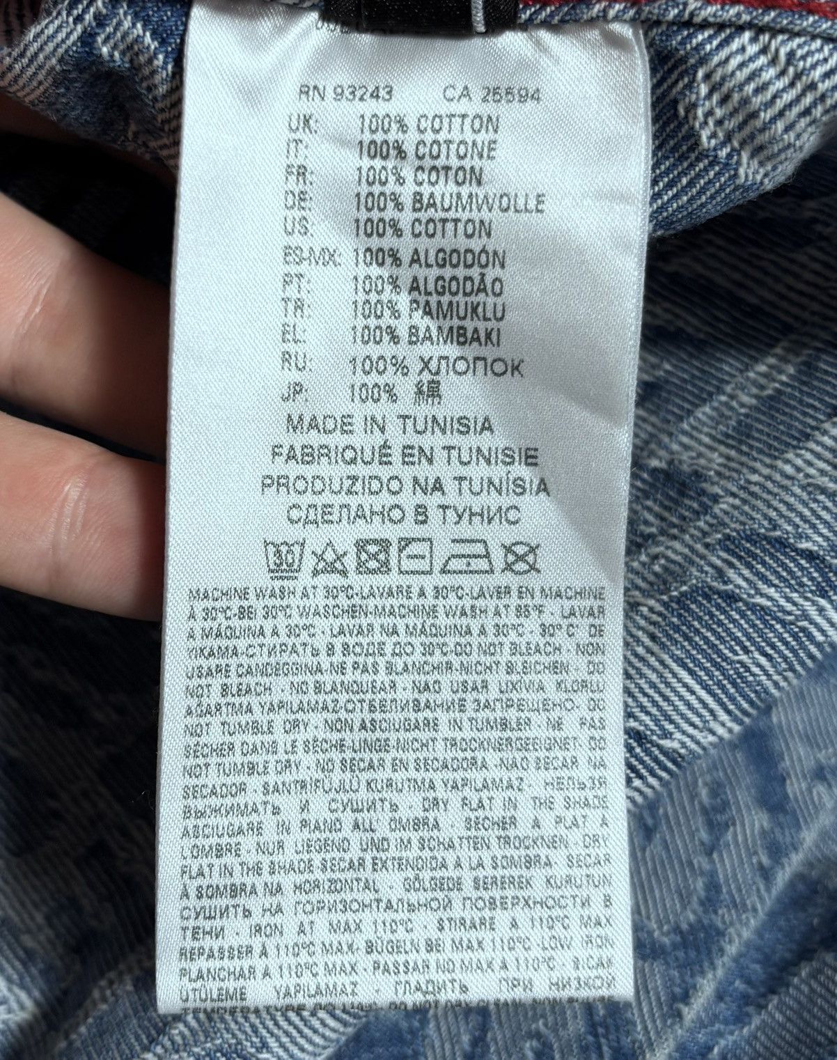 Diesel Diesel monogram jeans jacket S-M size Size US S / EU 44-46 / 1 - 10 Thumbnail