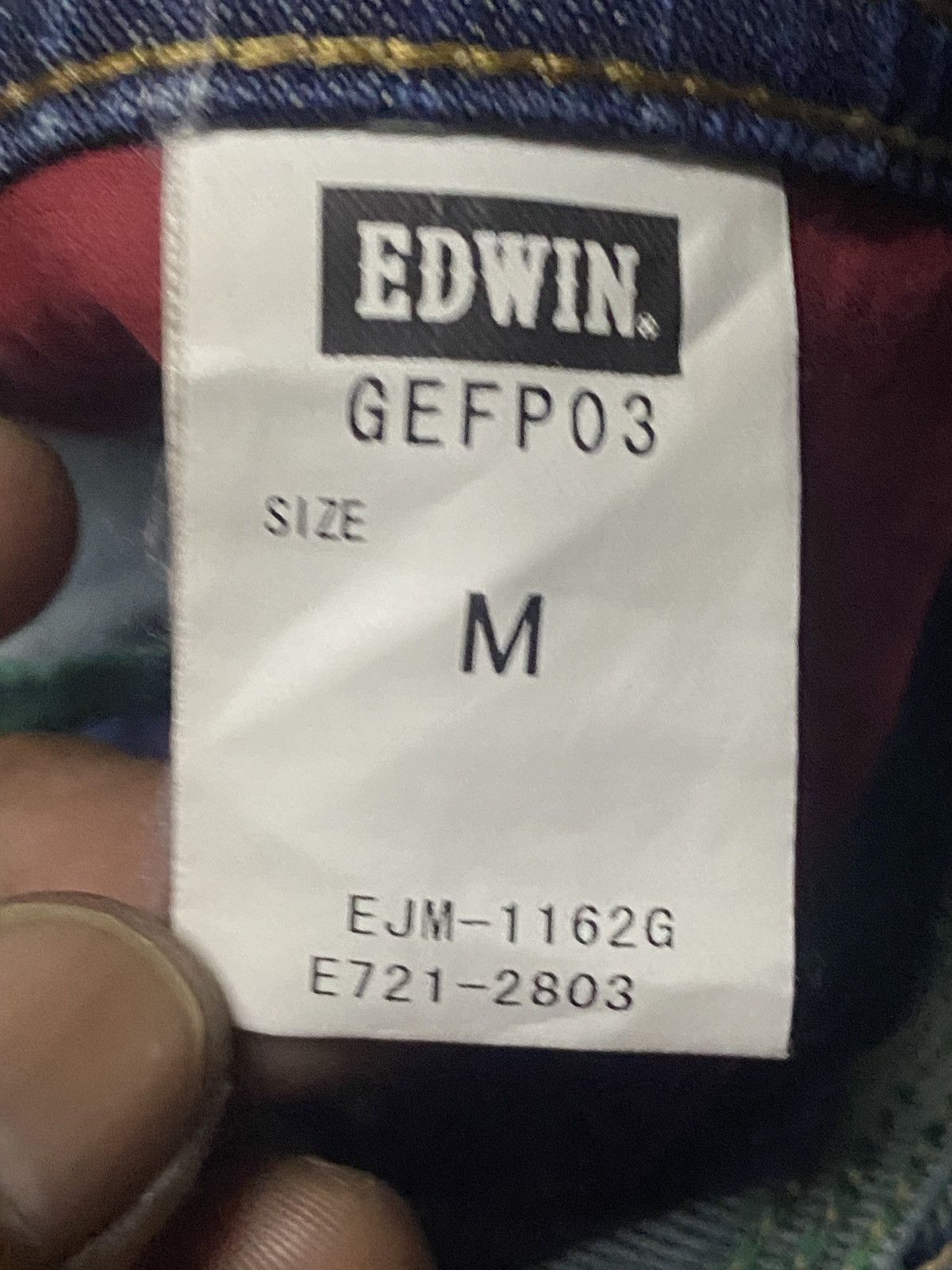 Edwin Vintage Edwin 503 E Function Twist Leg Curve Slim Jeans Size US 32 / EU 48 - 16 Thumbnail