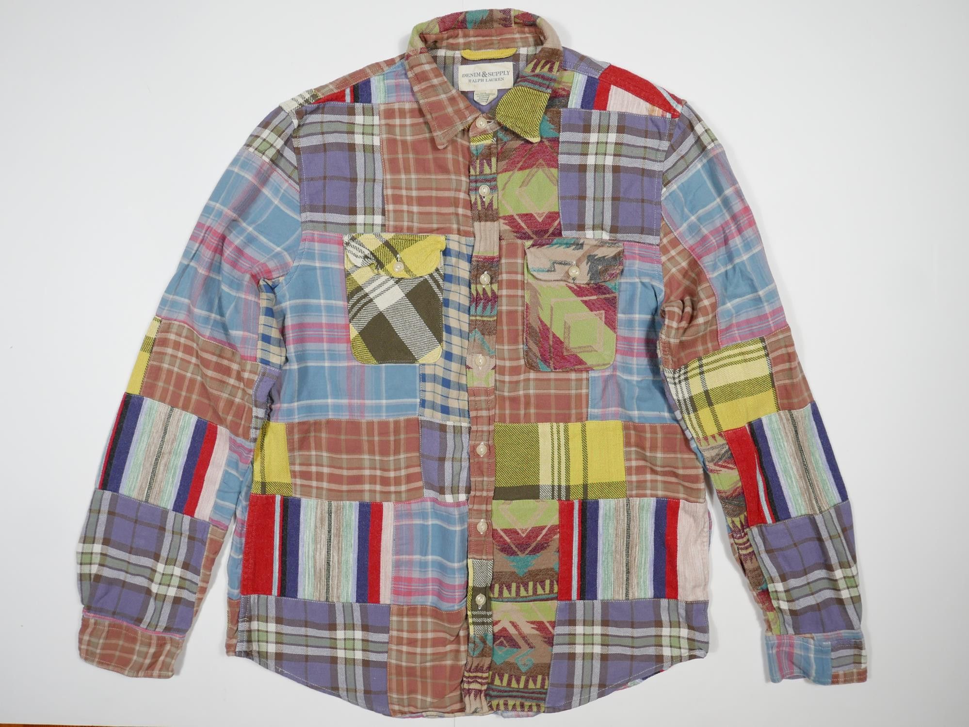 Denim & Supply new with tag RL aztec button up mens online XXL