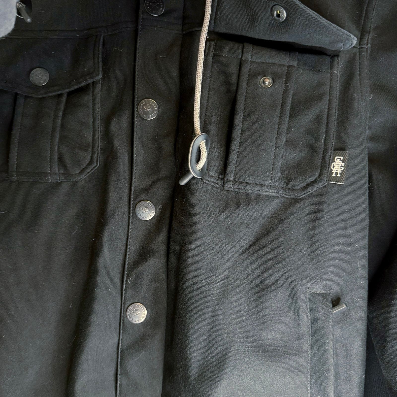 Saga Outerwear Saga Outerwear Black Zip-up Jacket size Small •Pre-Loved• Size US S / EU 44-46 / 1 - 5 Thumbnail