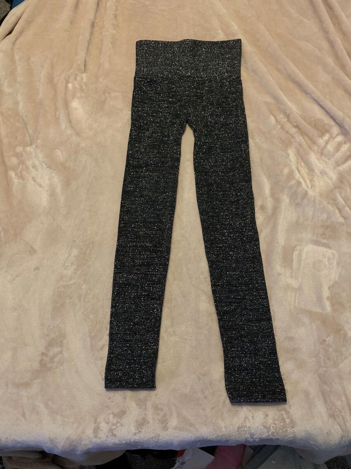 Designer One 5 One Metallic Glitter High Waisted Leggings Size S/M Size 28" / US 6 / IT 42 - 1 Thumbnail