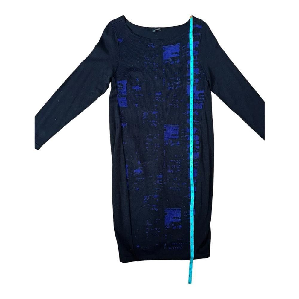 Elie Tahari Elie Tahari l Long Sleeve Night Combo Sweater Dress Size XL Size XL / US 12-14 / IT 48-50 - 4 Thumbnail
