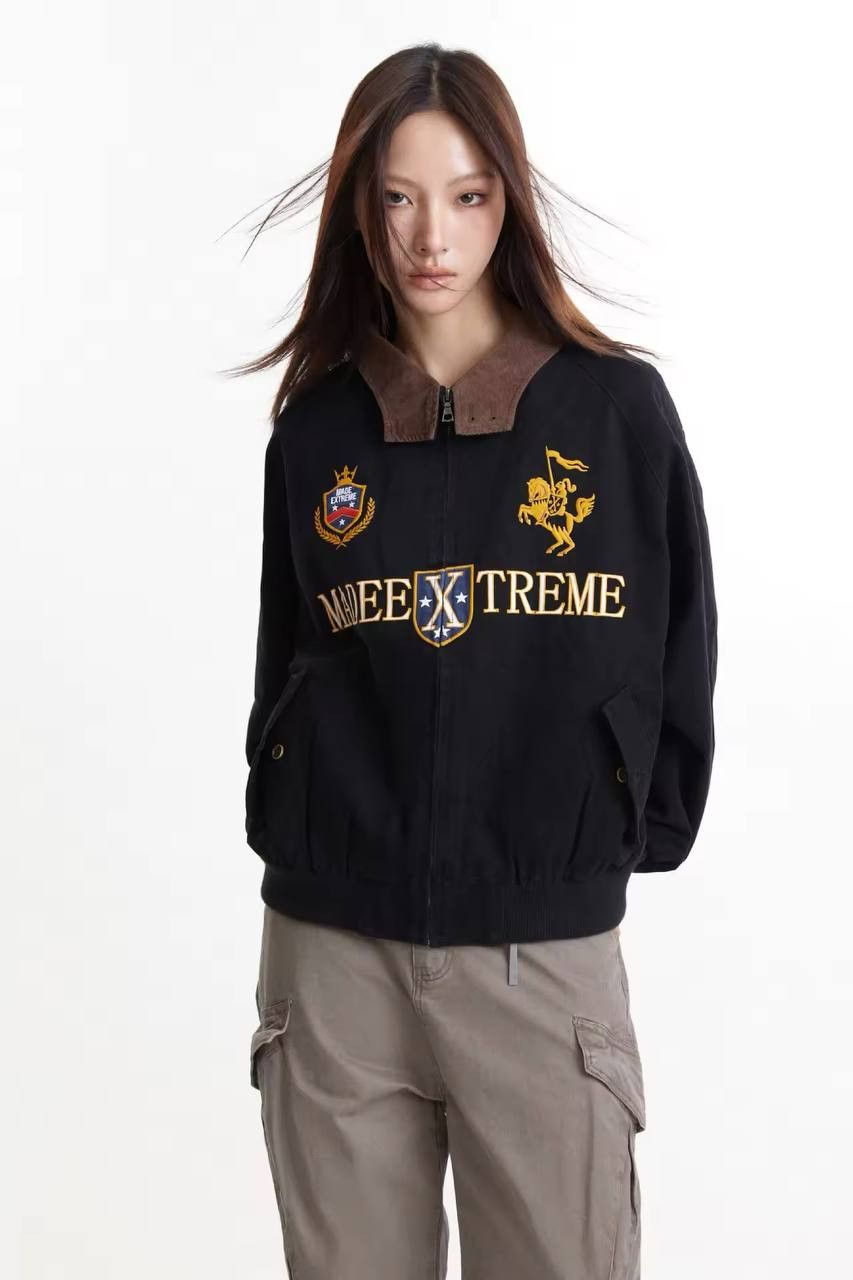 Japanese Brand × Vintage MADE EXTREME vintage retro American style bomber jacket Size US L / EU 52-54 / 3 - 5 Thumbnail