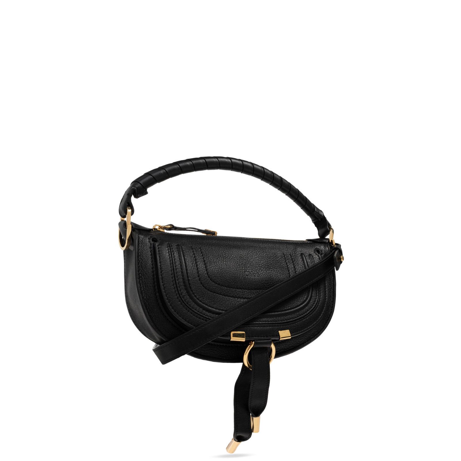 Chloe Chloe Mini Soft Black Leather Shoulder Bag New & Authentic Size ONE SIZE - 3 Thumbnail