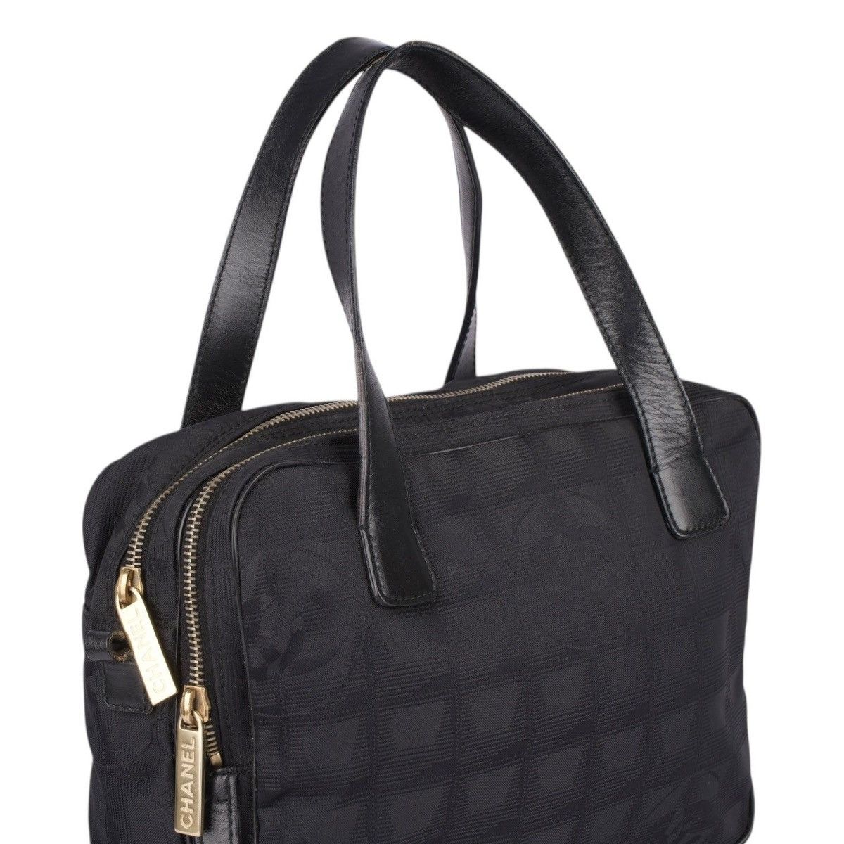 Chanel Chanel Mini Travel Line Handbag – Black Size ONE SIZE - 3 Thumbnail