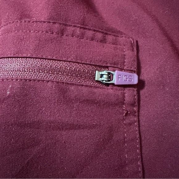 Other Figs Maroon Technical Collection Pants Sz XS Size 24" / US 00 / IT 34 - 6 Thumbnail