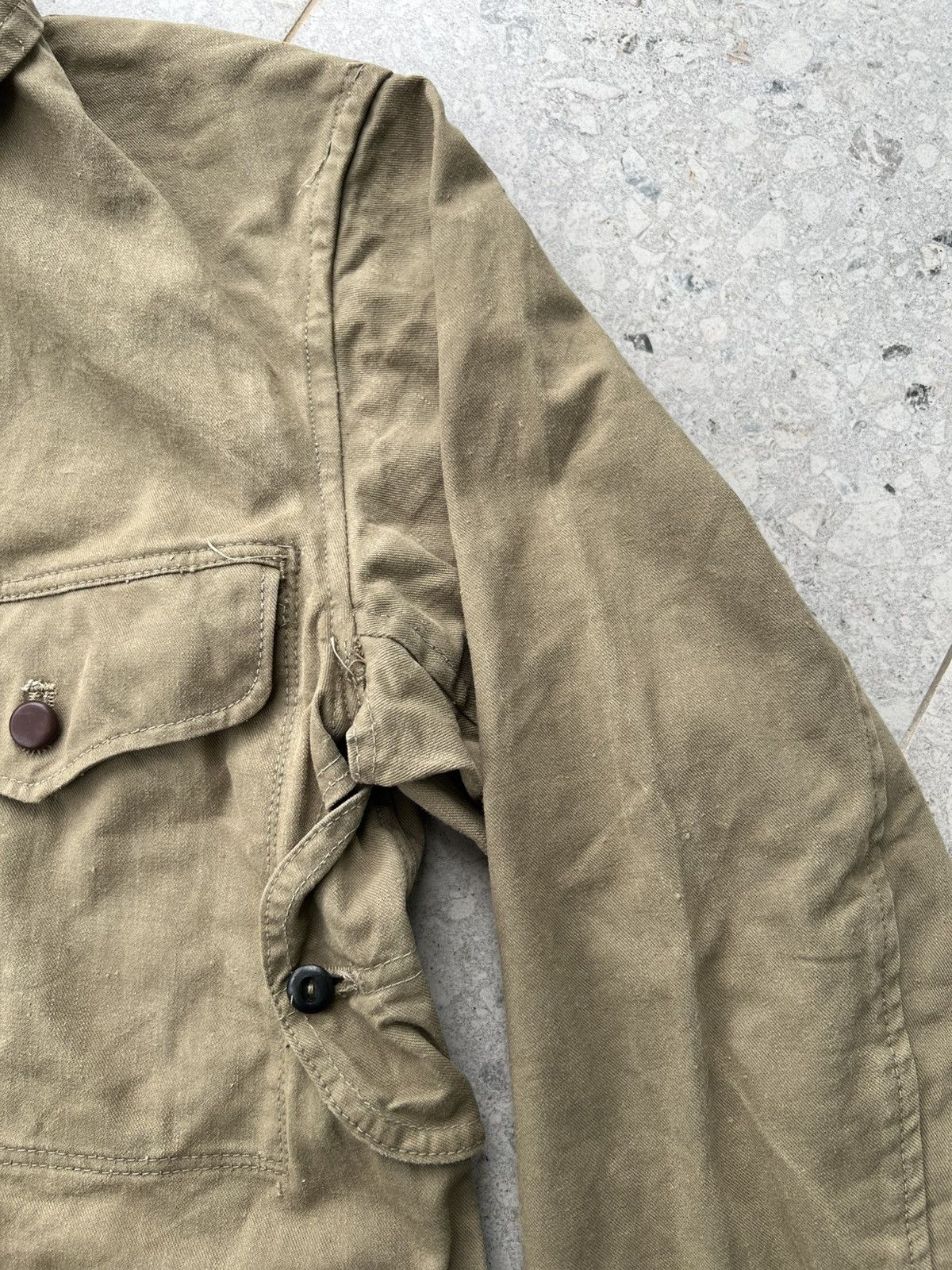 Japanese Brand × Vintage 40s Vintage Japanese army military jacket kanji Size US M / EU 48-50 / 2 - 3 Thumbnail