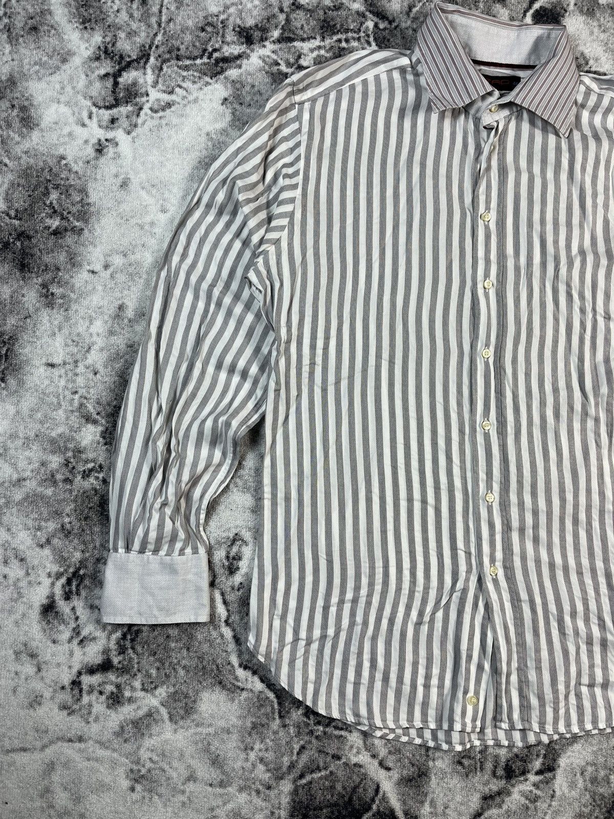Etro ETRO Milano Striped Button Up Shirt Italy Size US XL / EU 56 / 4 - 3 Thumbnail