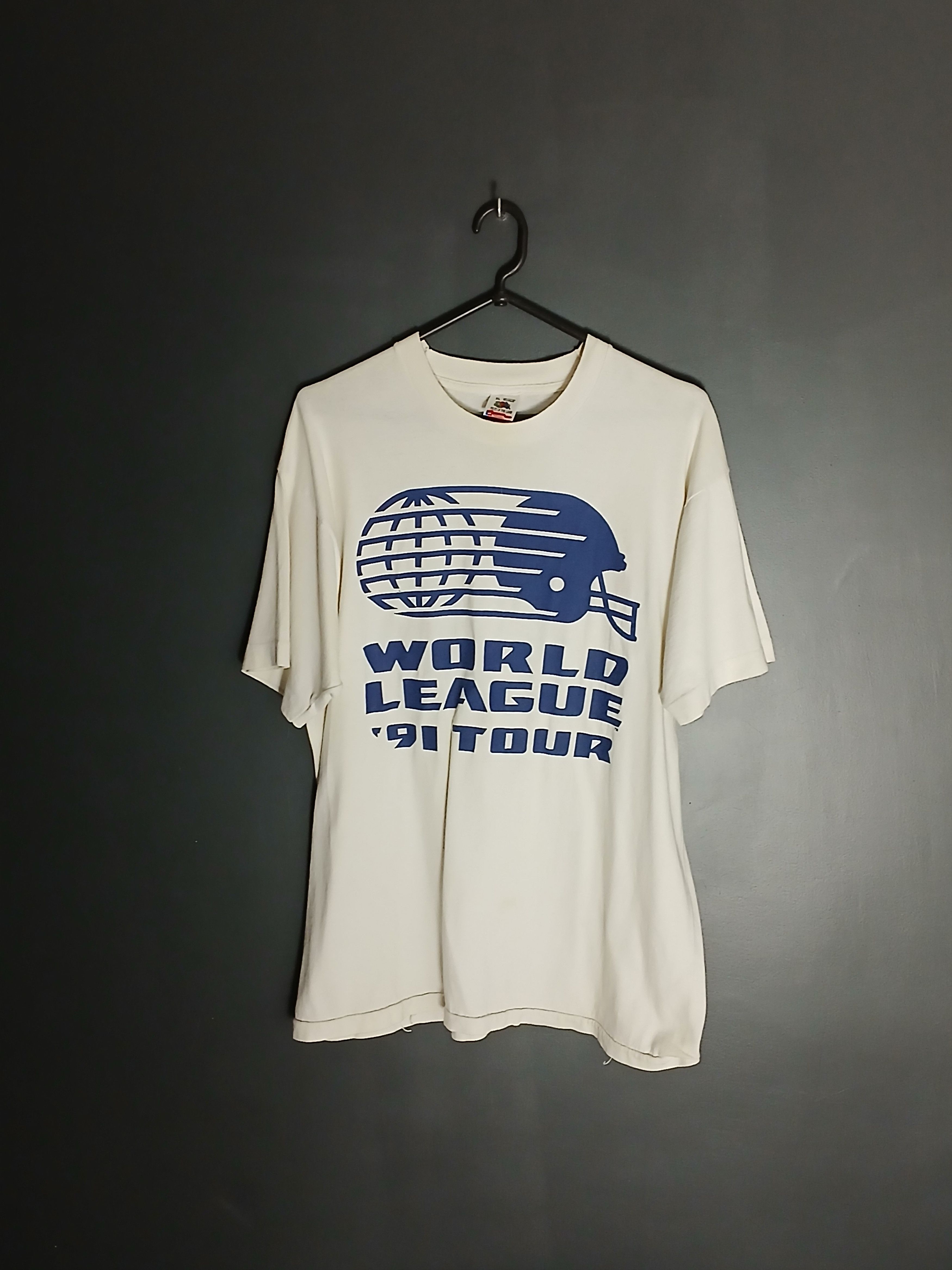 NFL × Vintage Vintage NFL World League Tour 1991 T-Shirt Size US XL / EU 56 / 4 - 1 Thumbnail