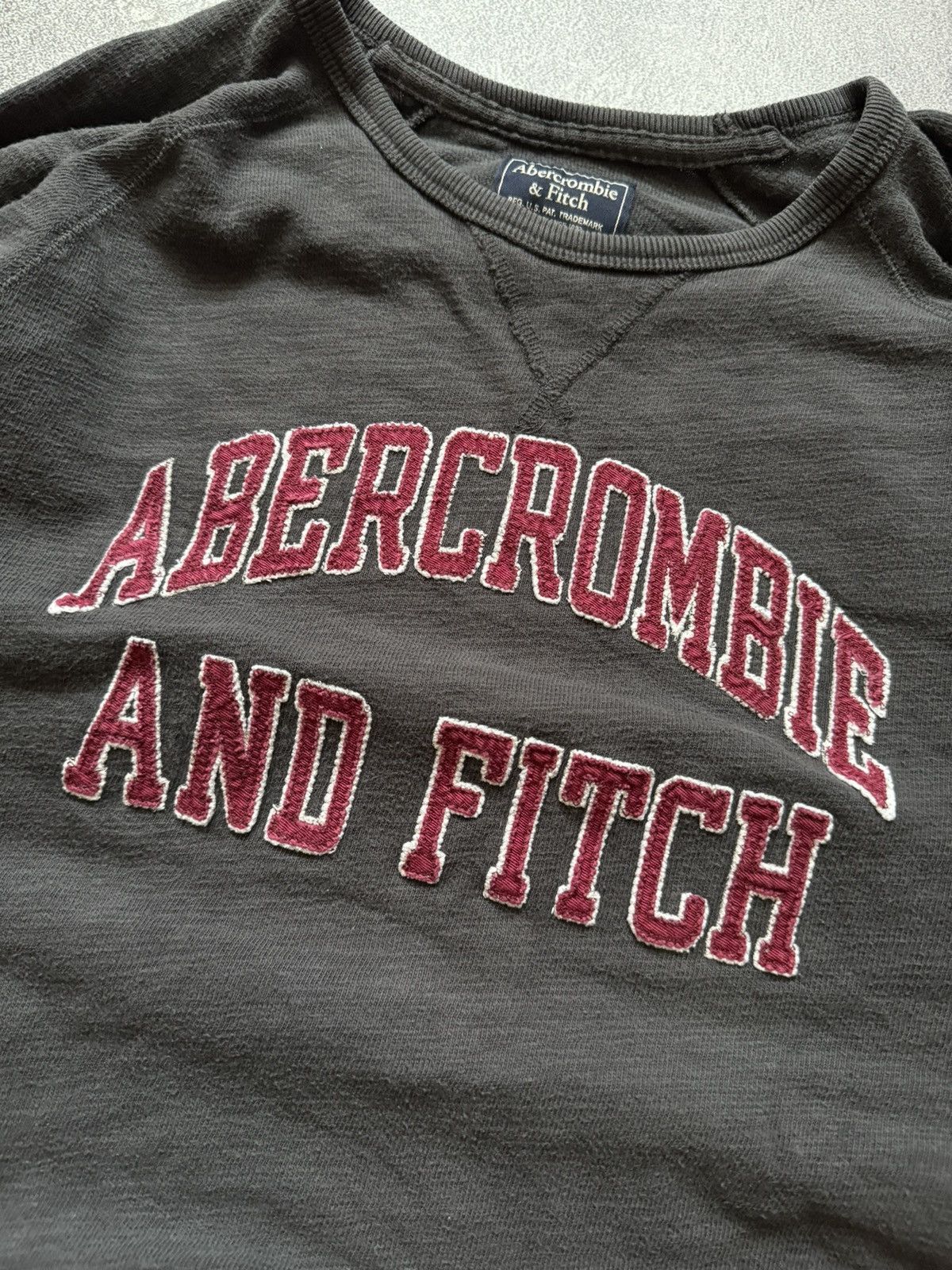 Abercrombie & Fitch × Vintage Abercrombie & Fitch M big logo sweatshirt long sleeve jumper Size US M / EU 48-50 / 2 - 4 Thumbnail