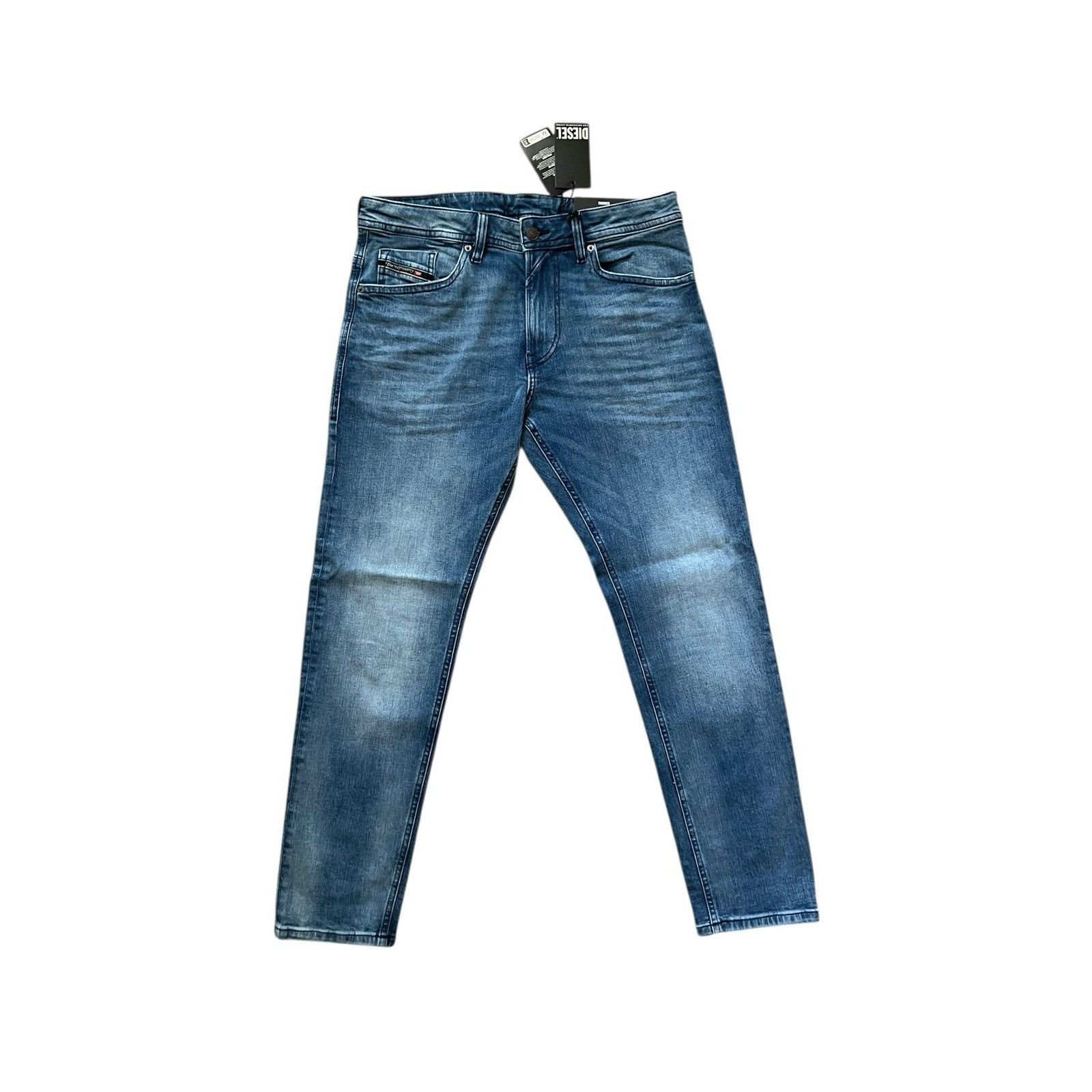 Diesel Diesel Mens Thommer Slim Fit Jeans RB066 Blue Size 36/32 Size US 36 / EU 52 - 1 Thumbnail