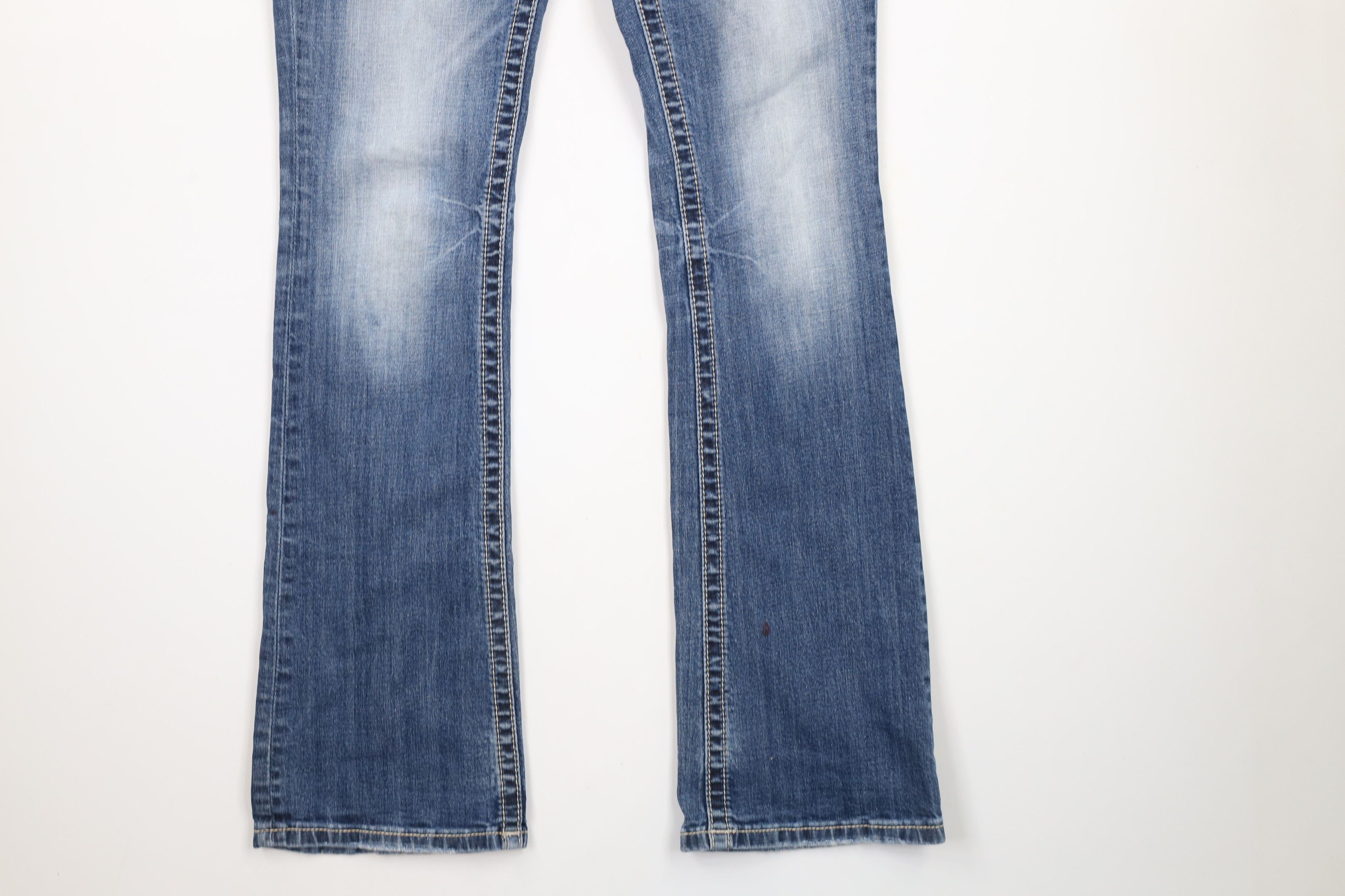 Miss Me × Vintage Miss Me Stitch Southwestern Stretch Mid Rise Boot Jeans Size 28" / US 6 / IT 42 - 4 Thumbnail