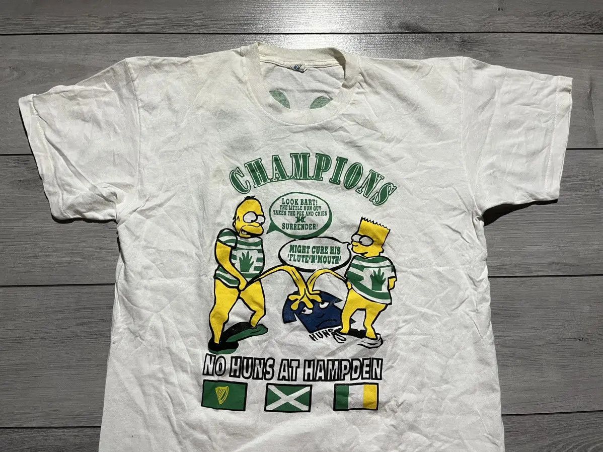 The Simpsons The Simpson Tshirt humor soccer fans size XLarge Size US XL / EU 56 / 4 - 3 Thumbnail