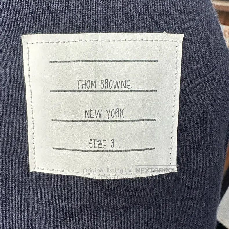 Thom Browne Thom Browne Round-neck hoodie Size US M / EU 48-50 / 2 - 5 Thumbnail