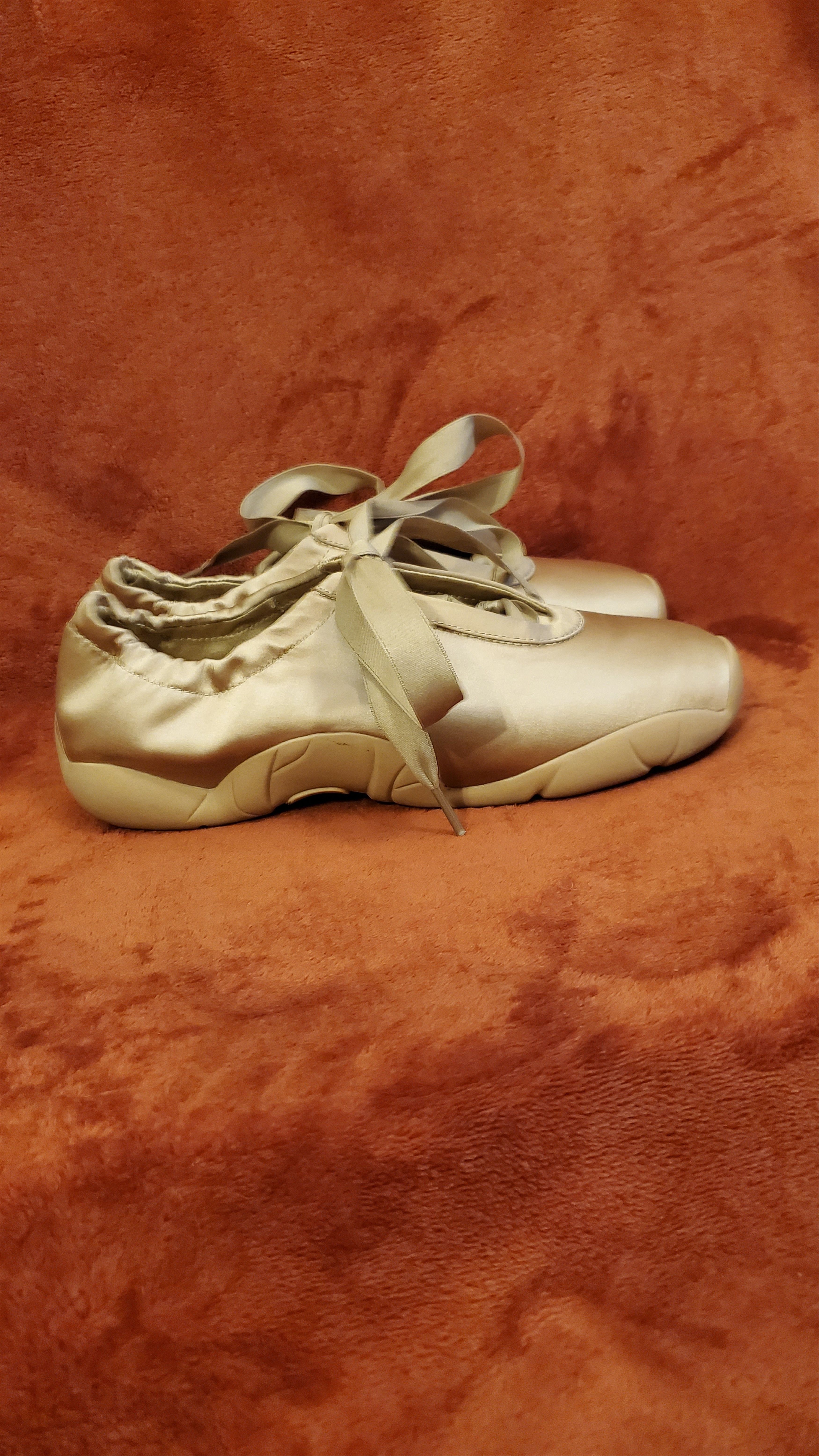 JW PEI GOLD BALLERINA /BALLET SNEAKERS Size US 8.5 / IT 38.5 - 5 Thumbnail
