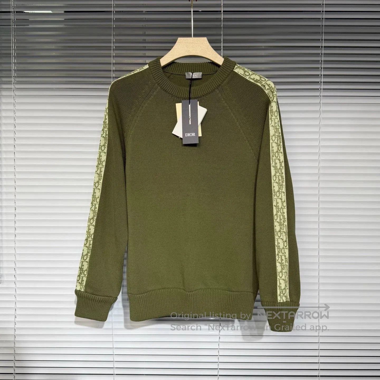 Dior DIOR Knit Sweater with Logo Sleeves XS. Size US XS / EU 42 / 0 - 1 Thumbnail
