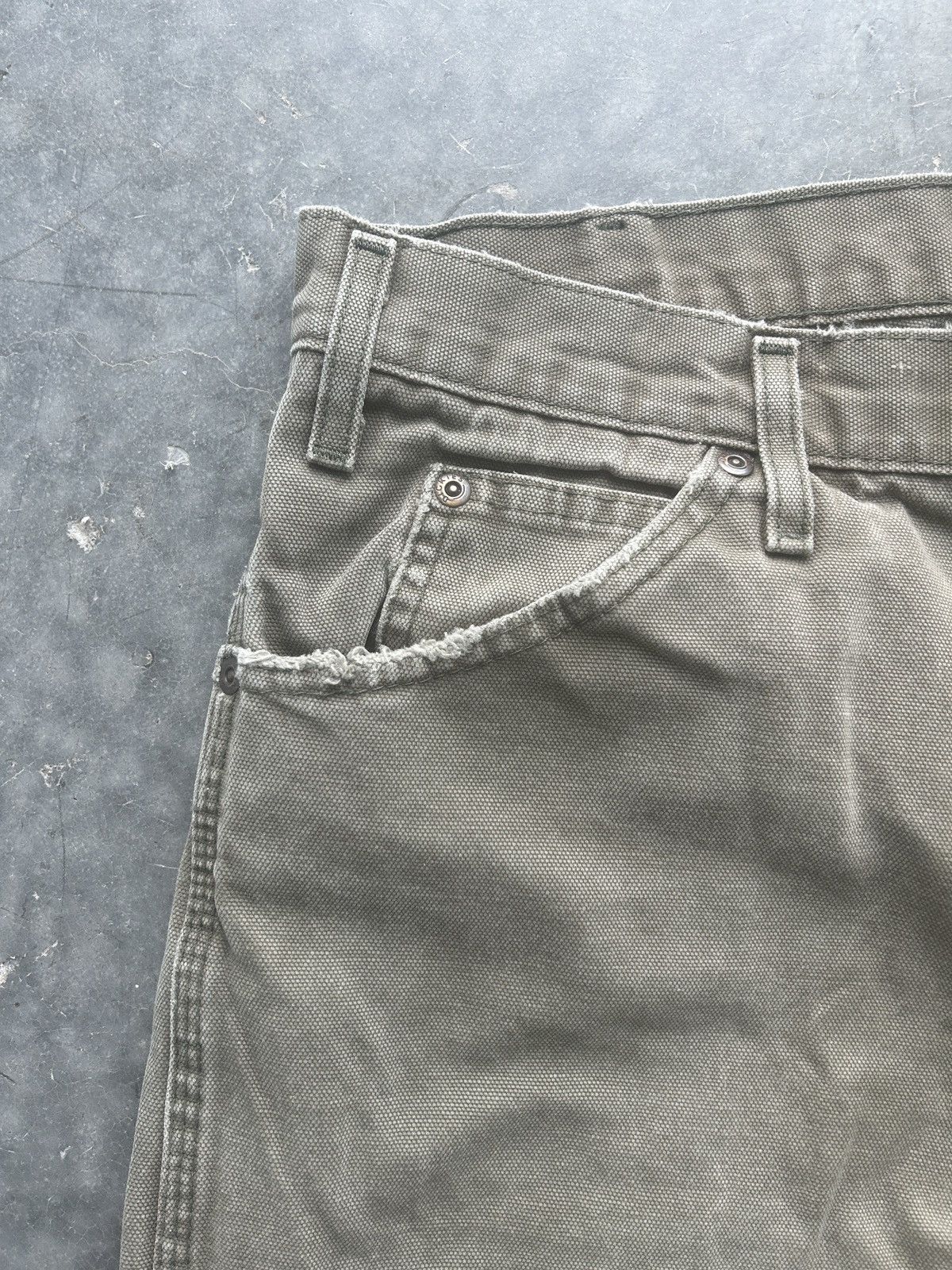 Dickies × Vintage Vintage Y2K Dickies Carpenter Pants Faded Distressed Size US 38 / EU 54 - 7 Thumbnail