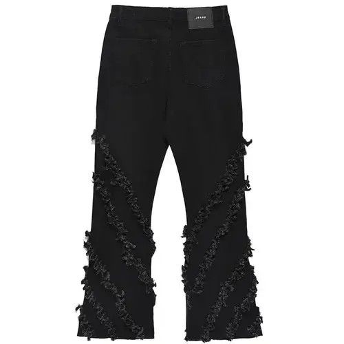 Jean Streetwear Flared Baggy Jeans Size US 33 - 7 Thumbnail