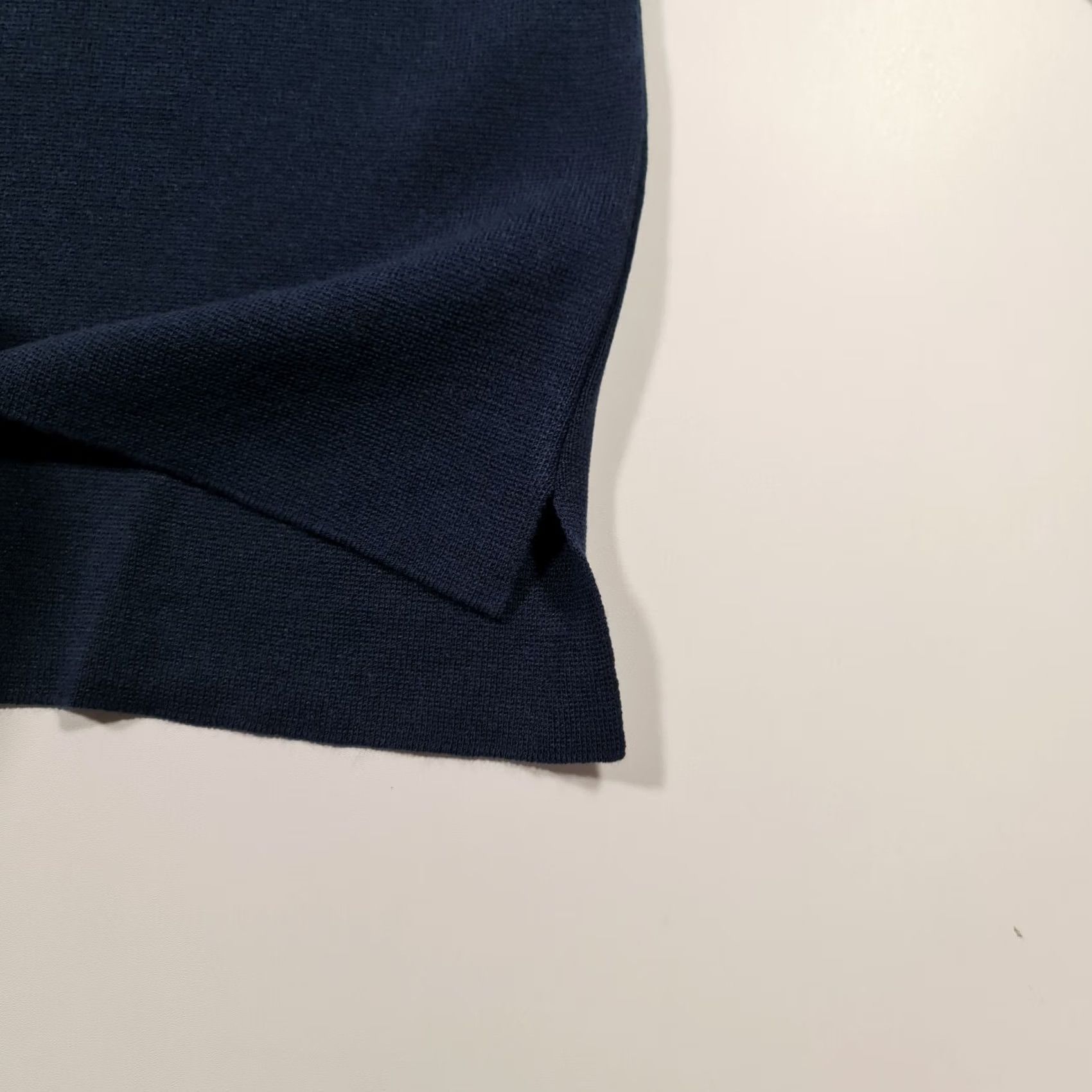 CO Betty & Co Jumper Womens Round Neck Long Sleeve Navy Blue 14 UK Regular Stretch Knit Pullover Top Size XL / US 12-14 / IT 48-50 - 5 Thumbnail